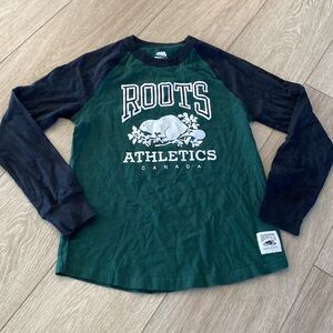 Roots Athletics kids long sleeve T-shirt size medium 7/8